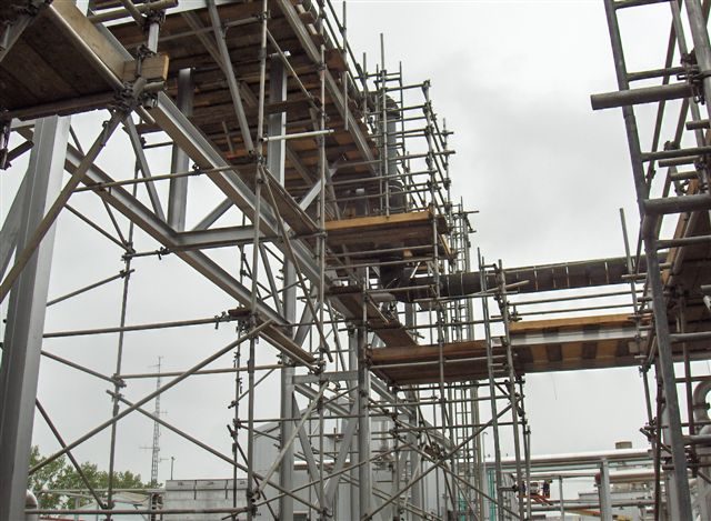 Gas Plant scaffolding