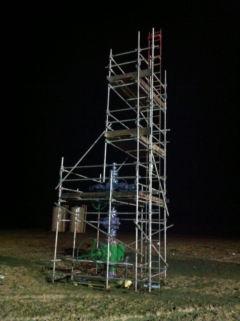 Wellhead Access scaffolding project