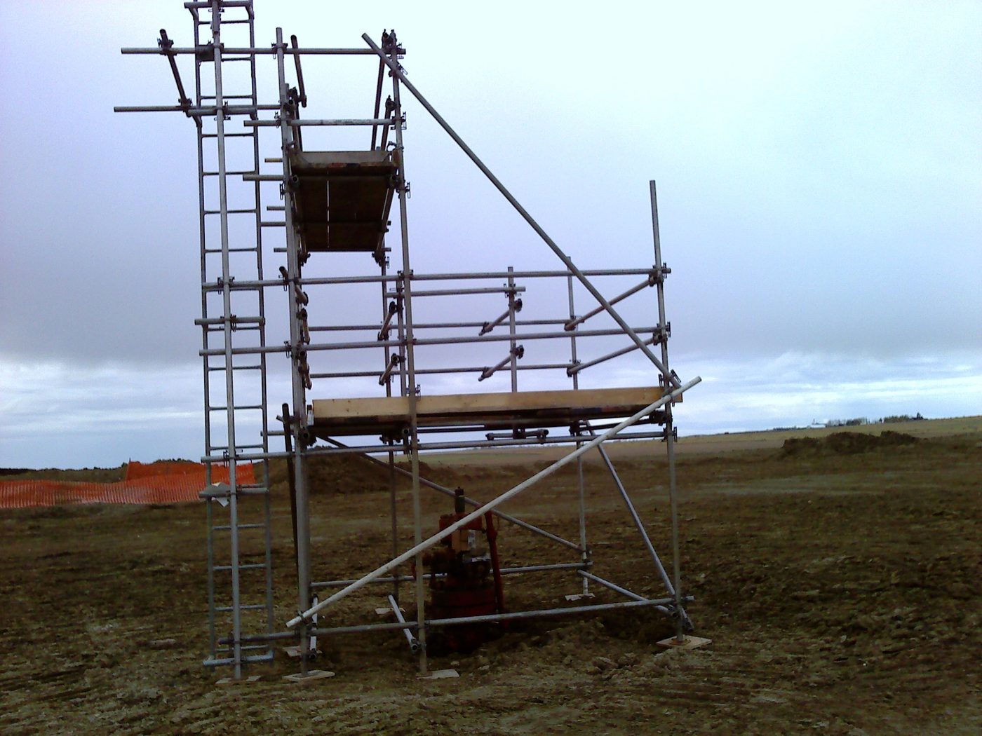 Wellhead Access scaffolding
